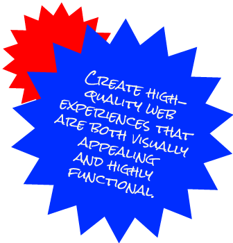 High-quality web experiences that are visually appealing and functional