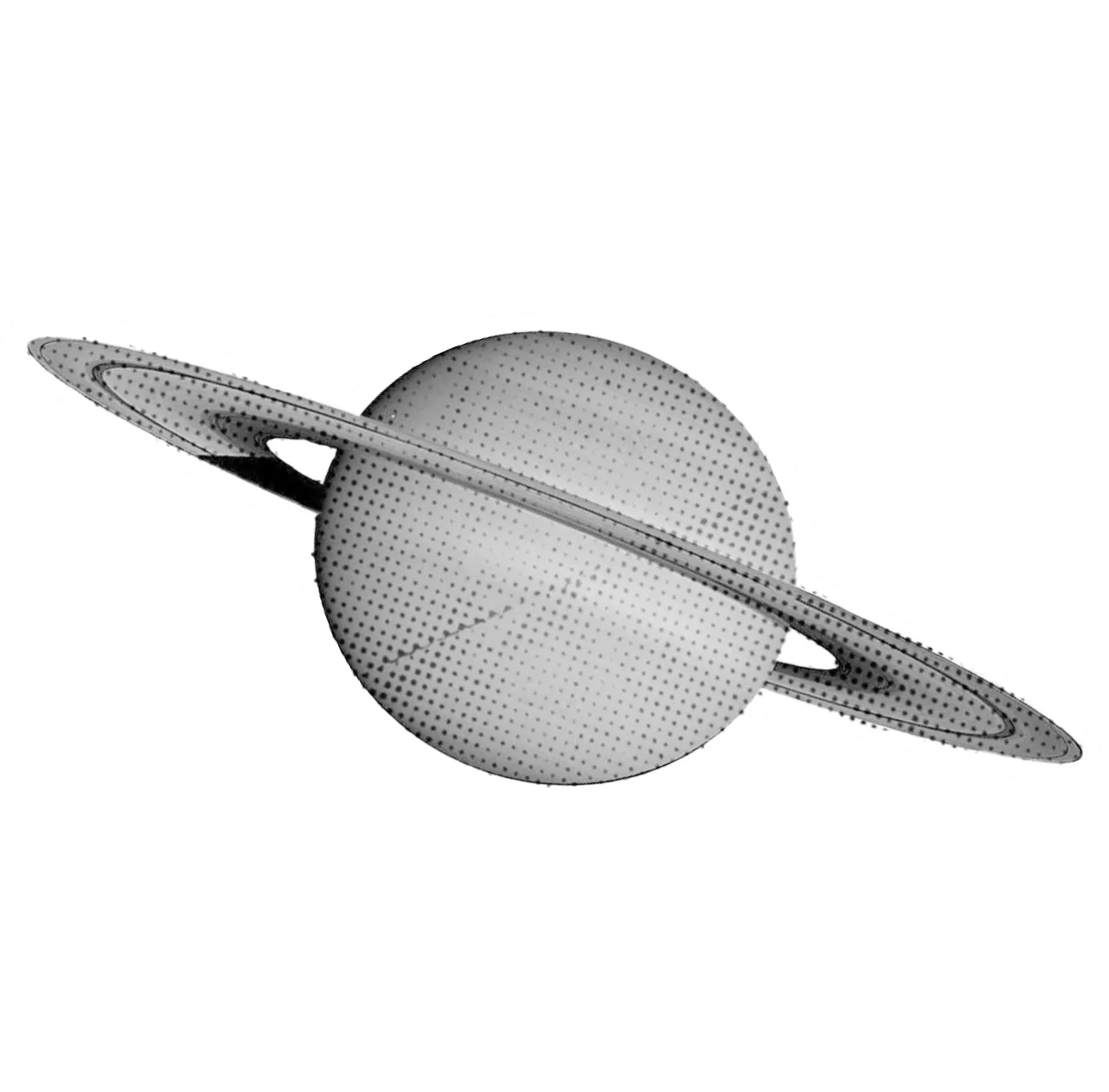 a stylised Saturn