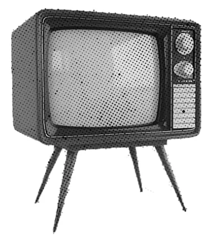 A retro TV